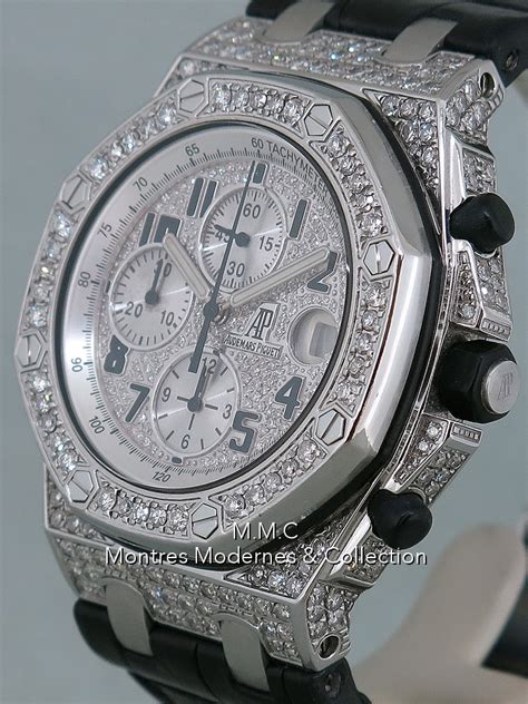 audemars piguet offshore chronograph custom diamond encrusted|code 11.59 by Audemars Piguet.